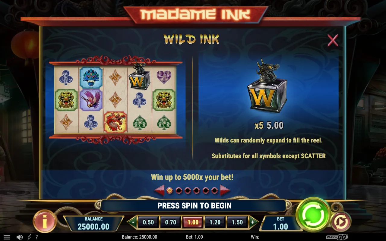 Game rules, page 2 — Madame Ink