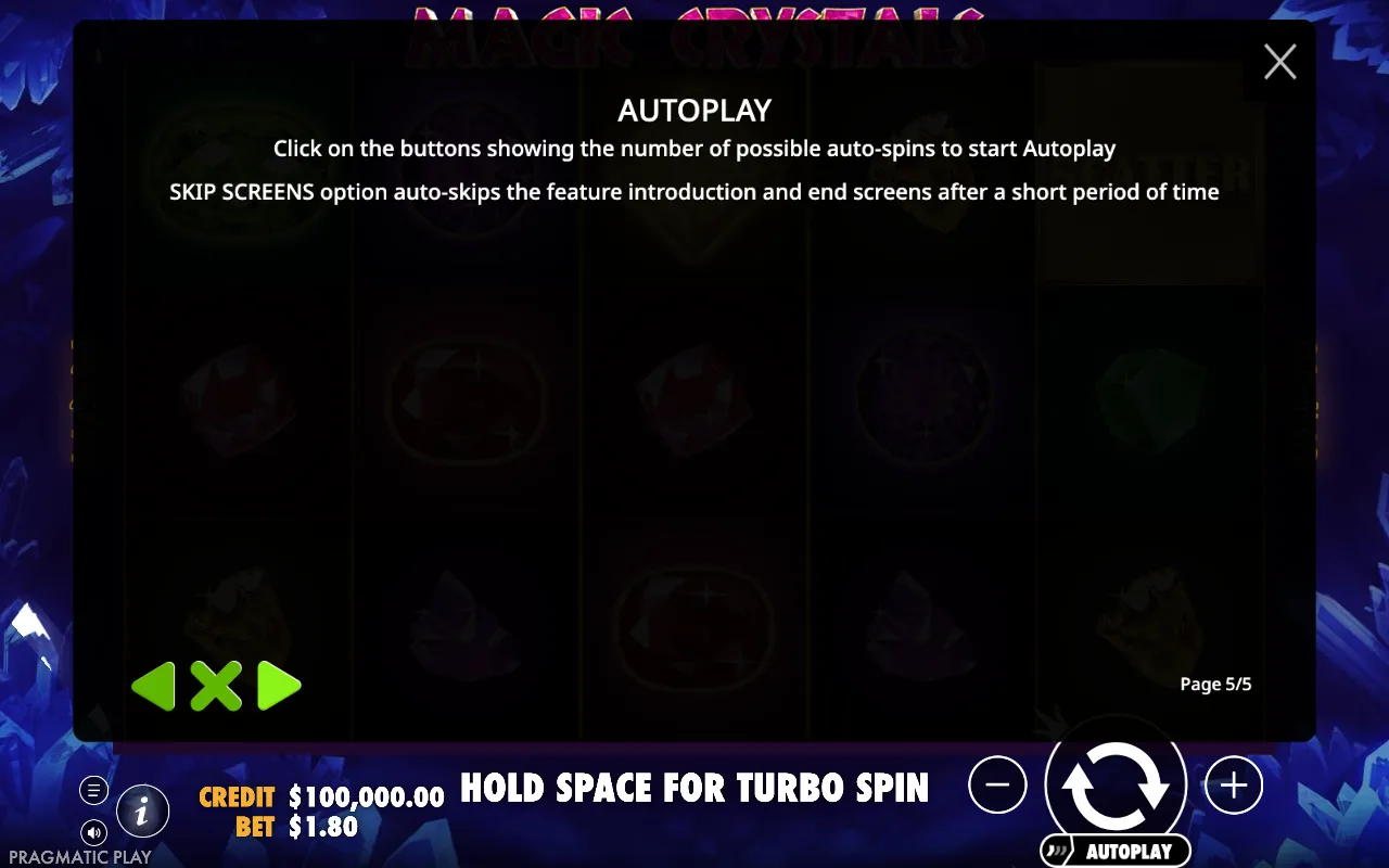 Autoplay — Magic Crystals
