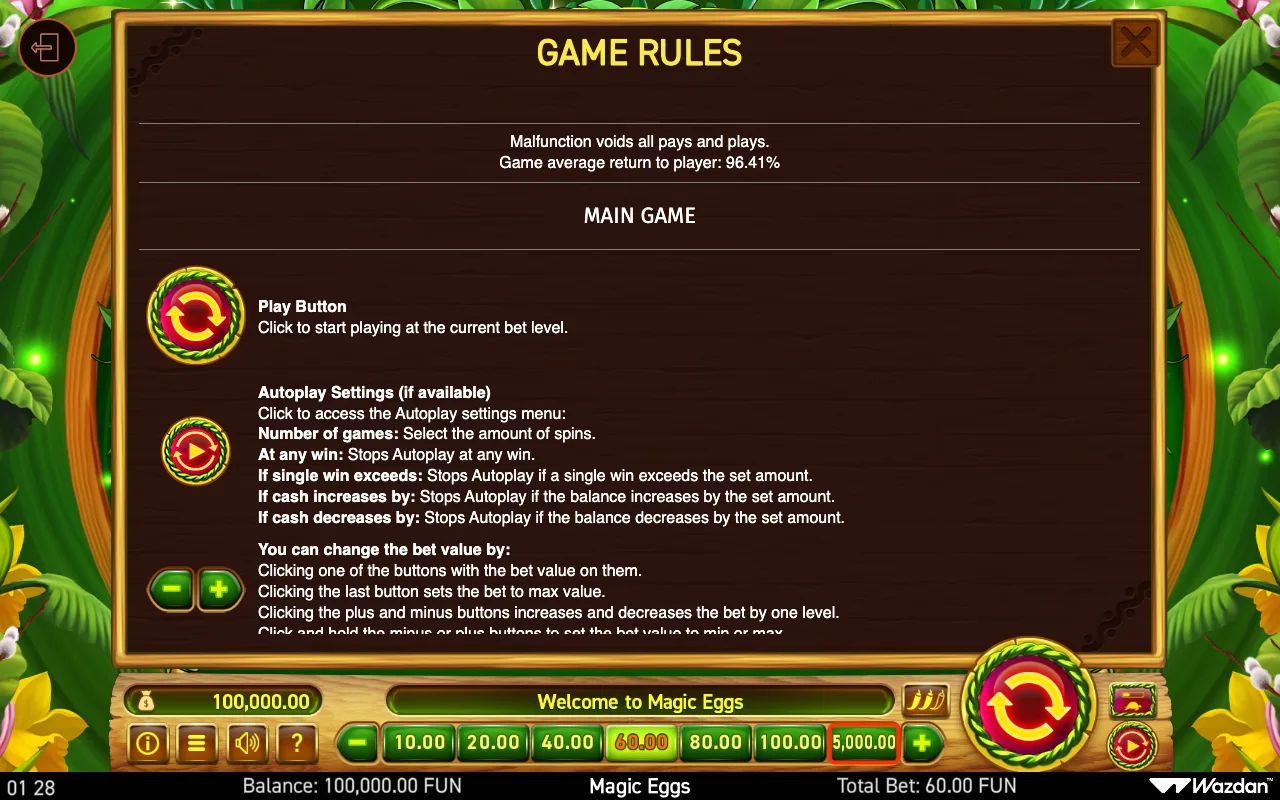 Game rules, page 7 — Magic Eggs