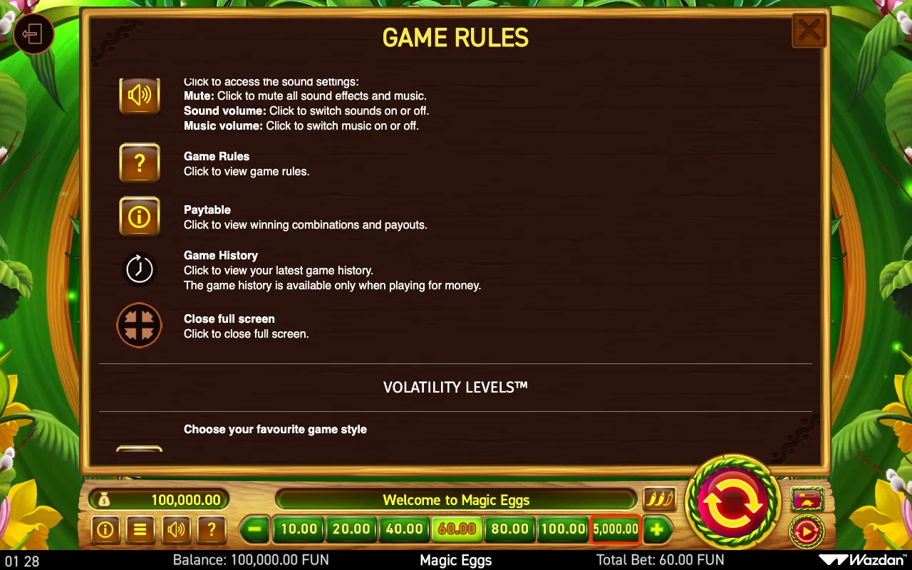 Game rules, page 9 — Magic Eggs