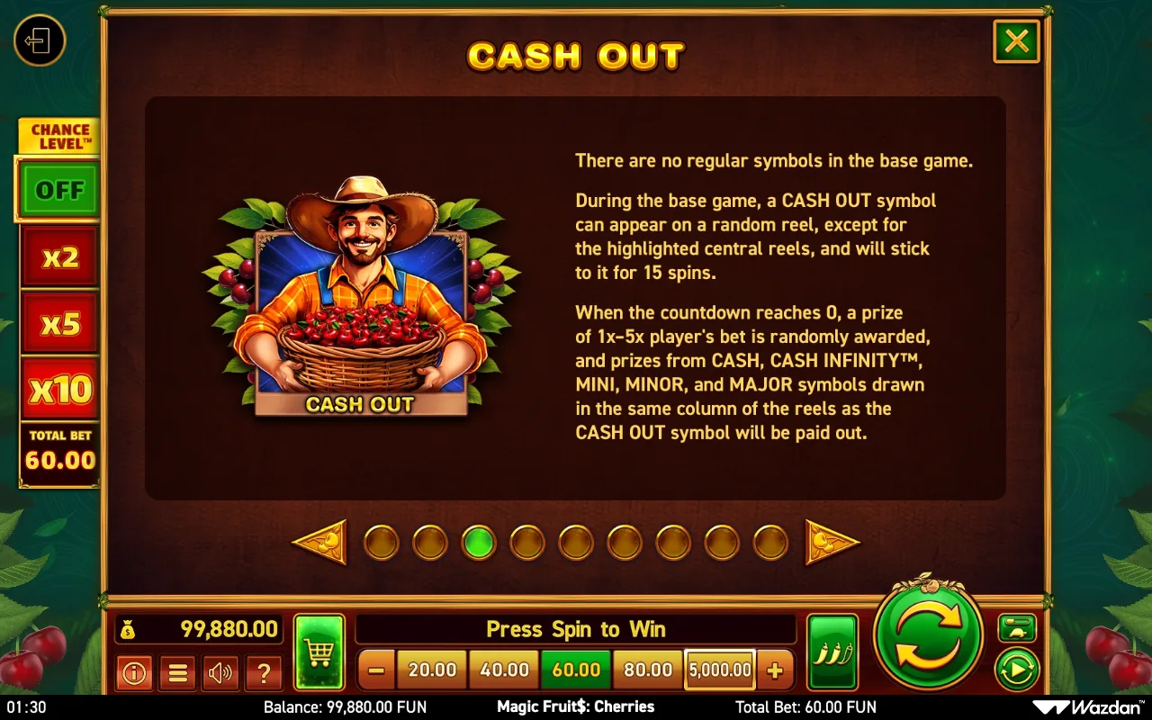 Game rules, page 3 — Magic Fruit Cherries