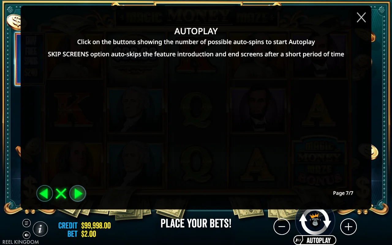 Autoplay — Magic Money Maze