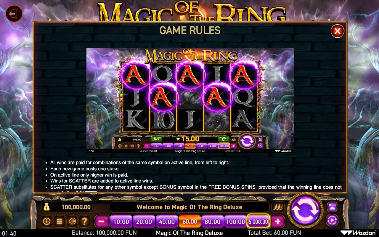 Game rules, page 13 — Magic of The Ring Deluxe