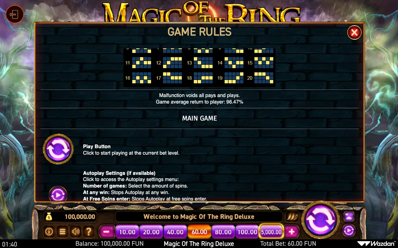 Game rules, page 15 — Magic of The Ring Deluxe