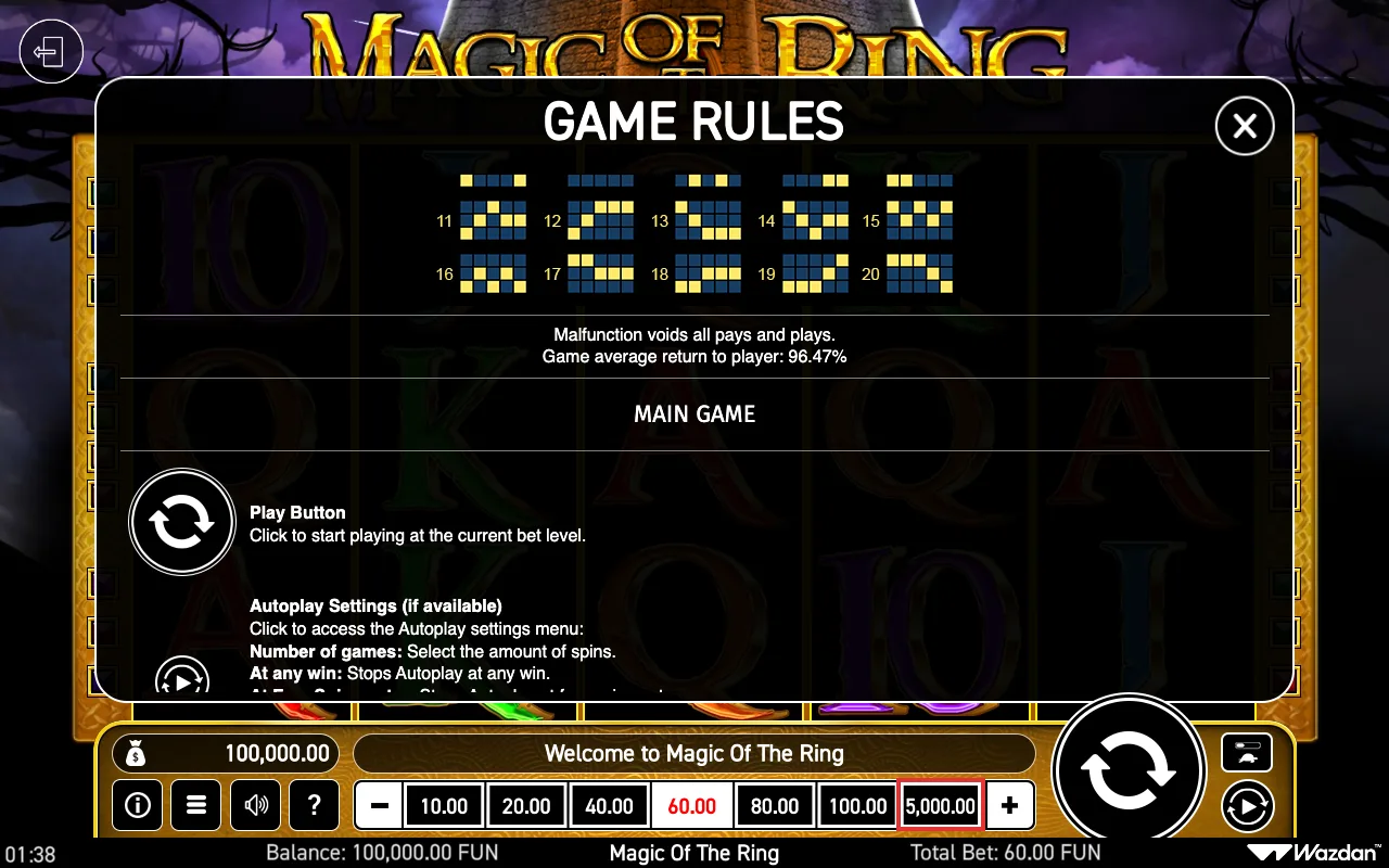 Game rules, page 4 — Magic of The Ring