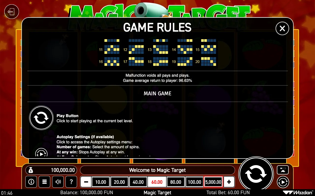 Game rules, page 4 — Magic Target