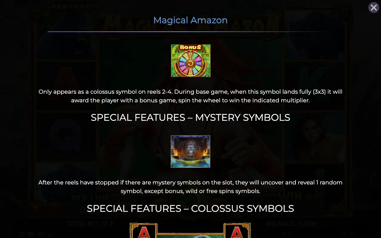 Game rules, page 2 — Magical Amazon