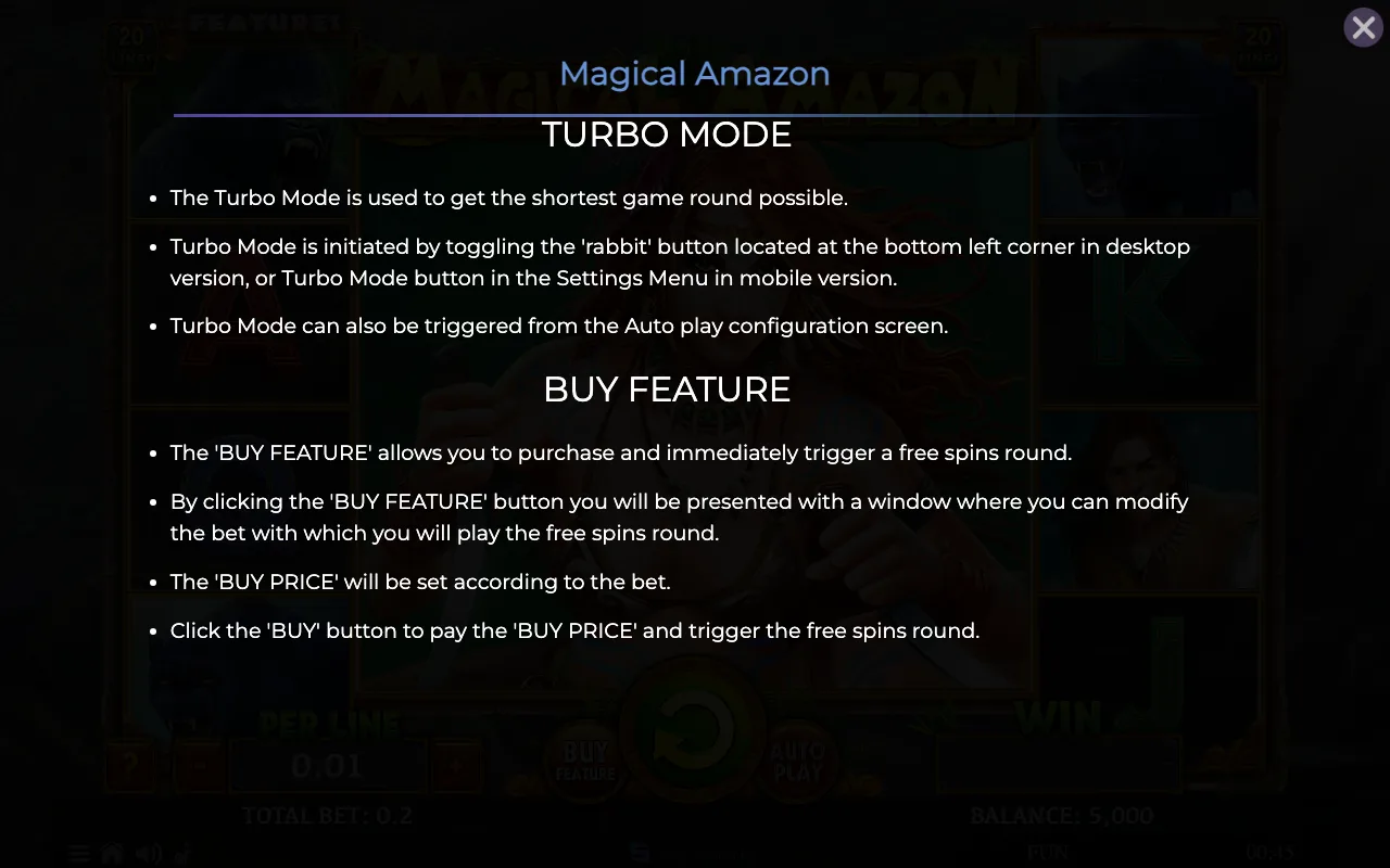 Game rules, page 8 — Magical Amazon