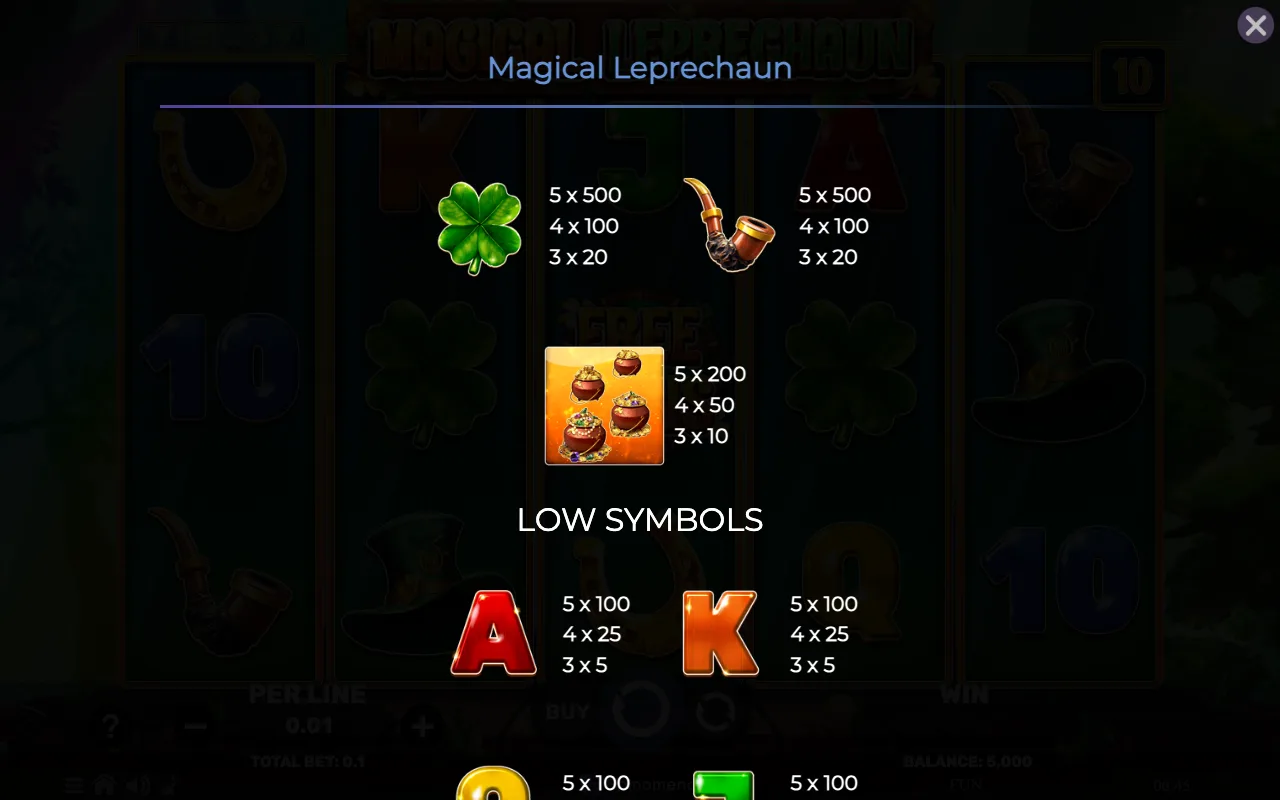 Game rules, page 4 — Magical Leprechaun