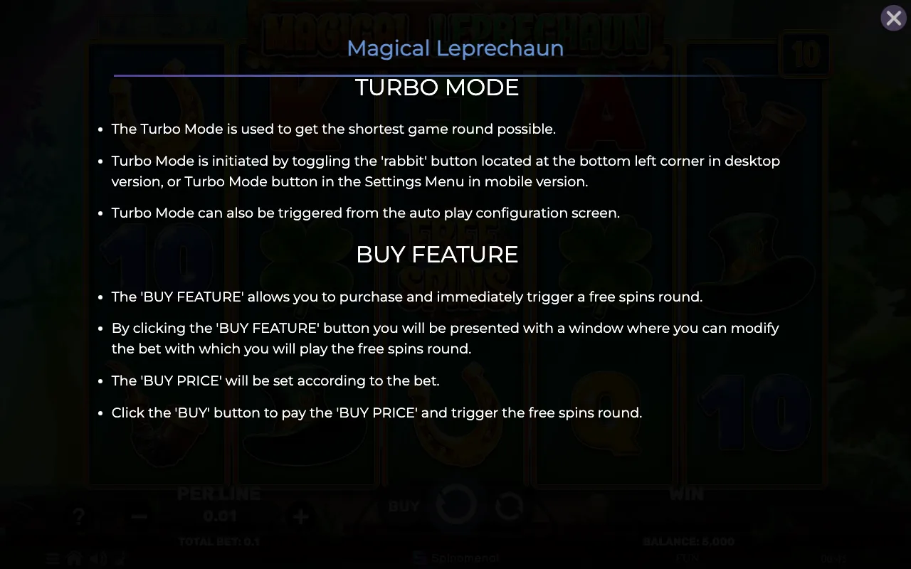 Game rules, page 8 — Magical Leprechaun