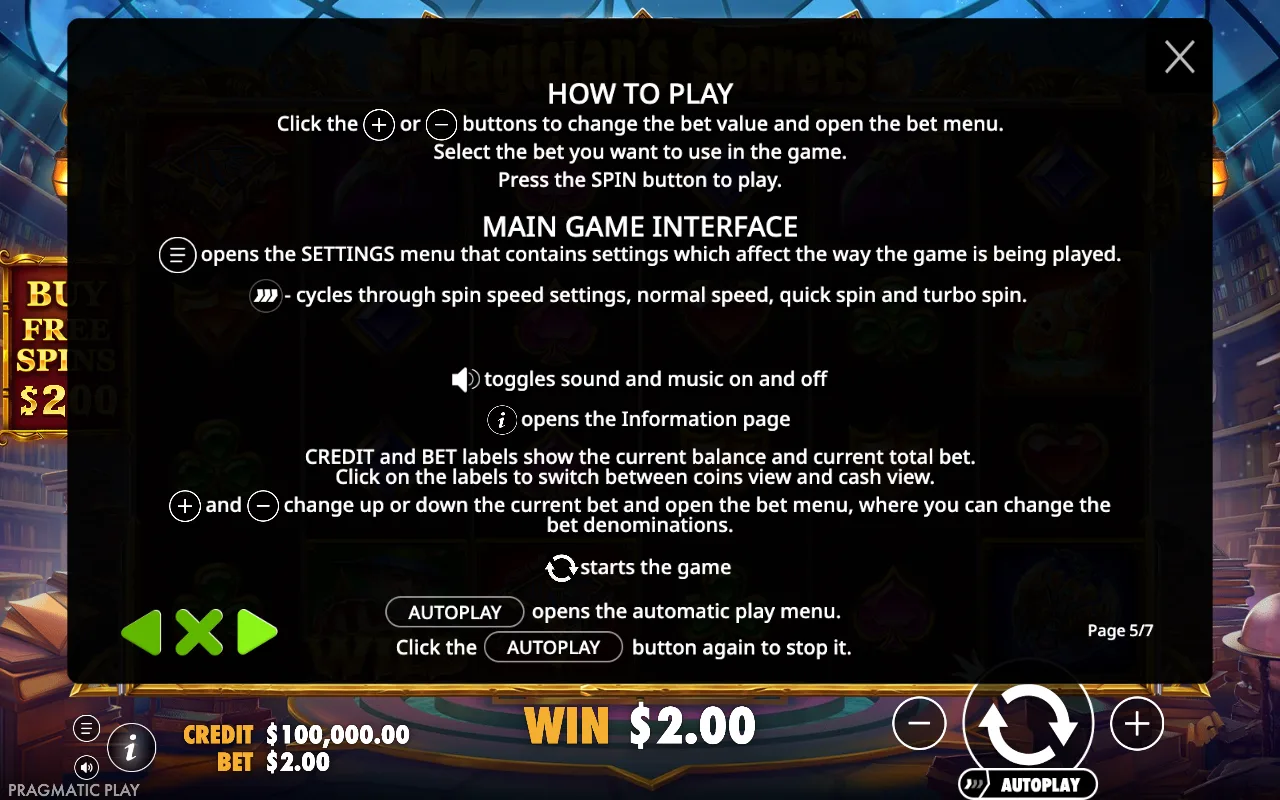 How to play — Magicians Secrets