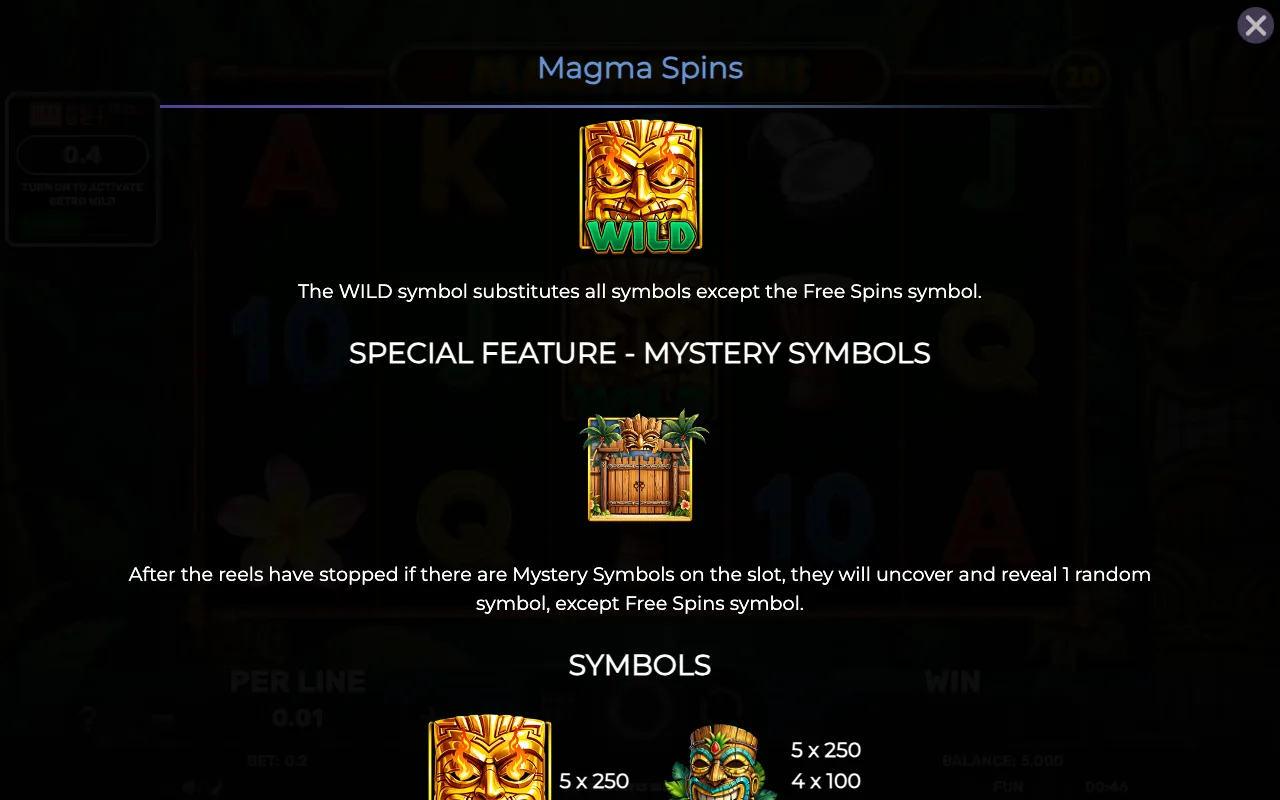 Game rules, page 3 — Magma Spins