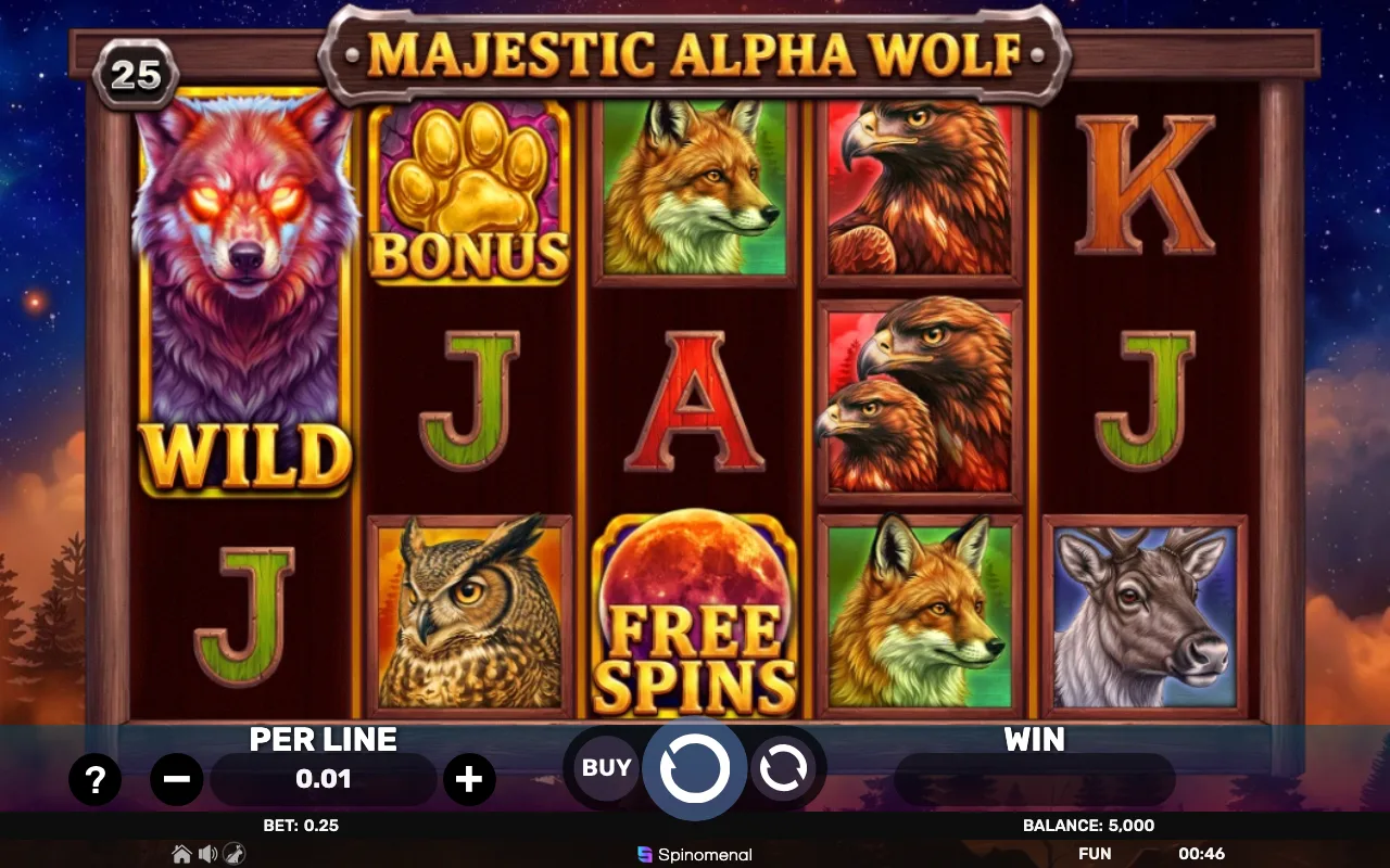 The base game — Majestic Alpha Wolf
