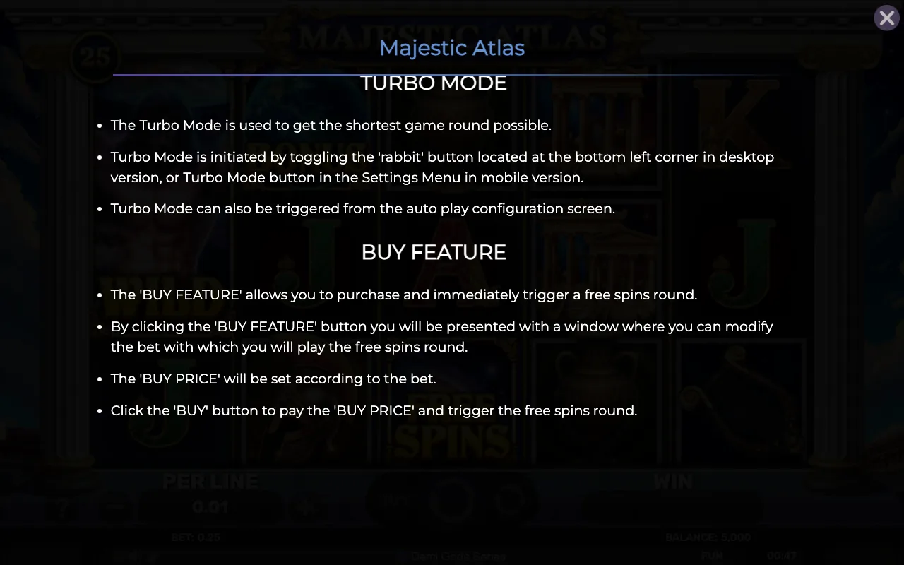 Game rules, page 8 — Majestic Atlas
