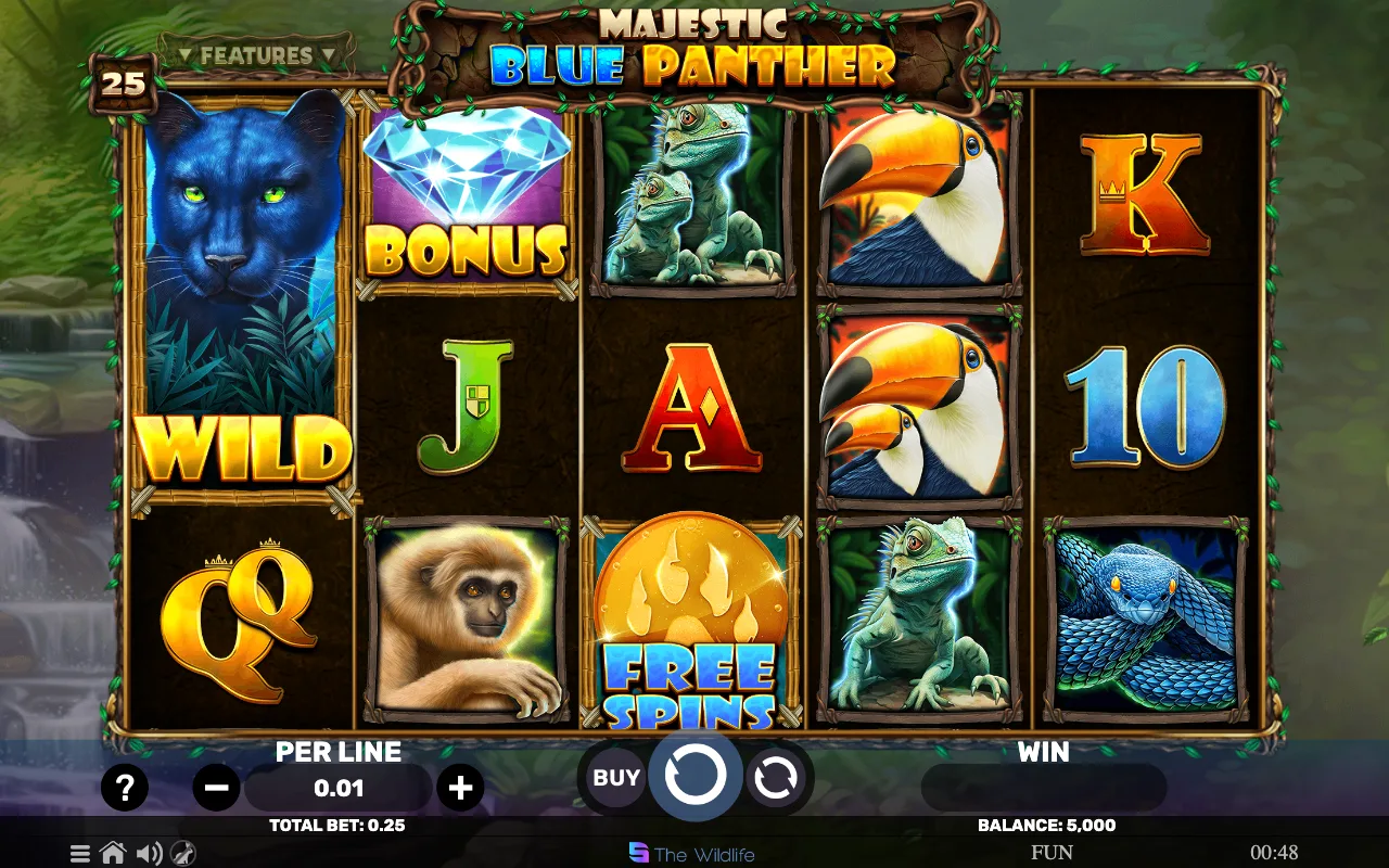 The base game — Majestic Blue Panther