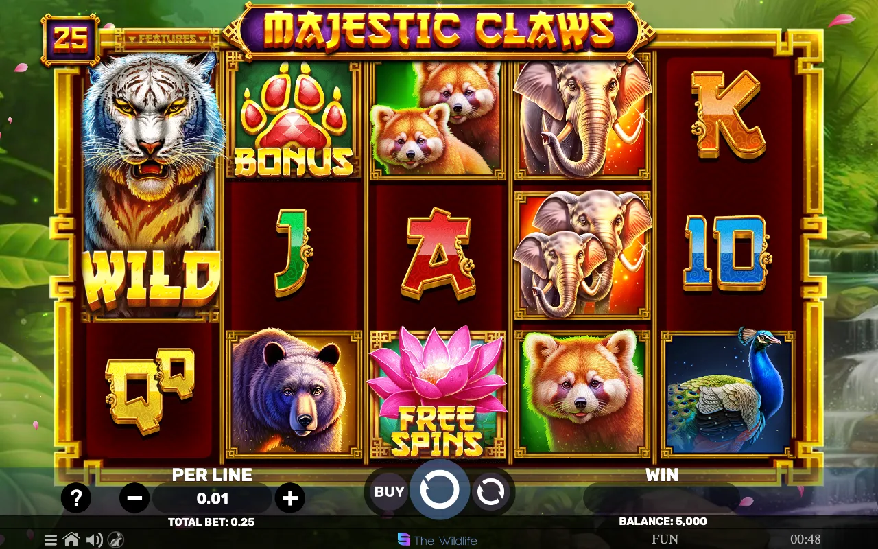 The base game — Majestic Claws