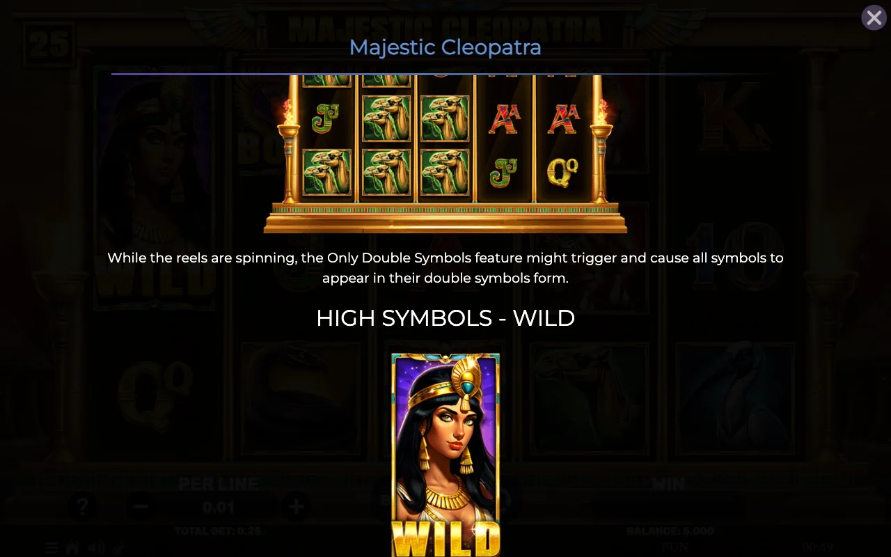 Game rules, page 3 — Majestic Cleopatra