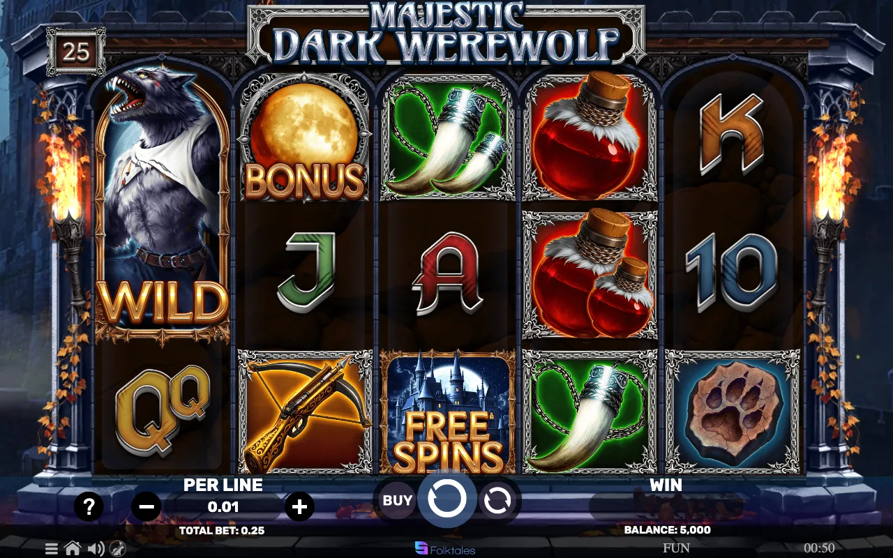 The base game — Majestic Dark Werewolf