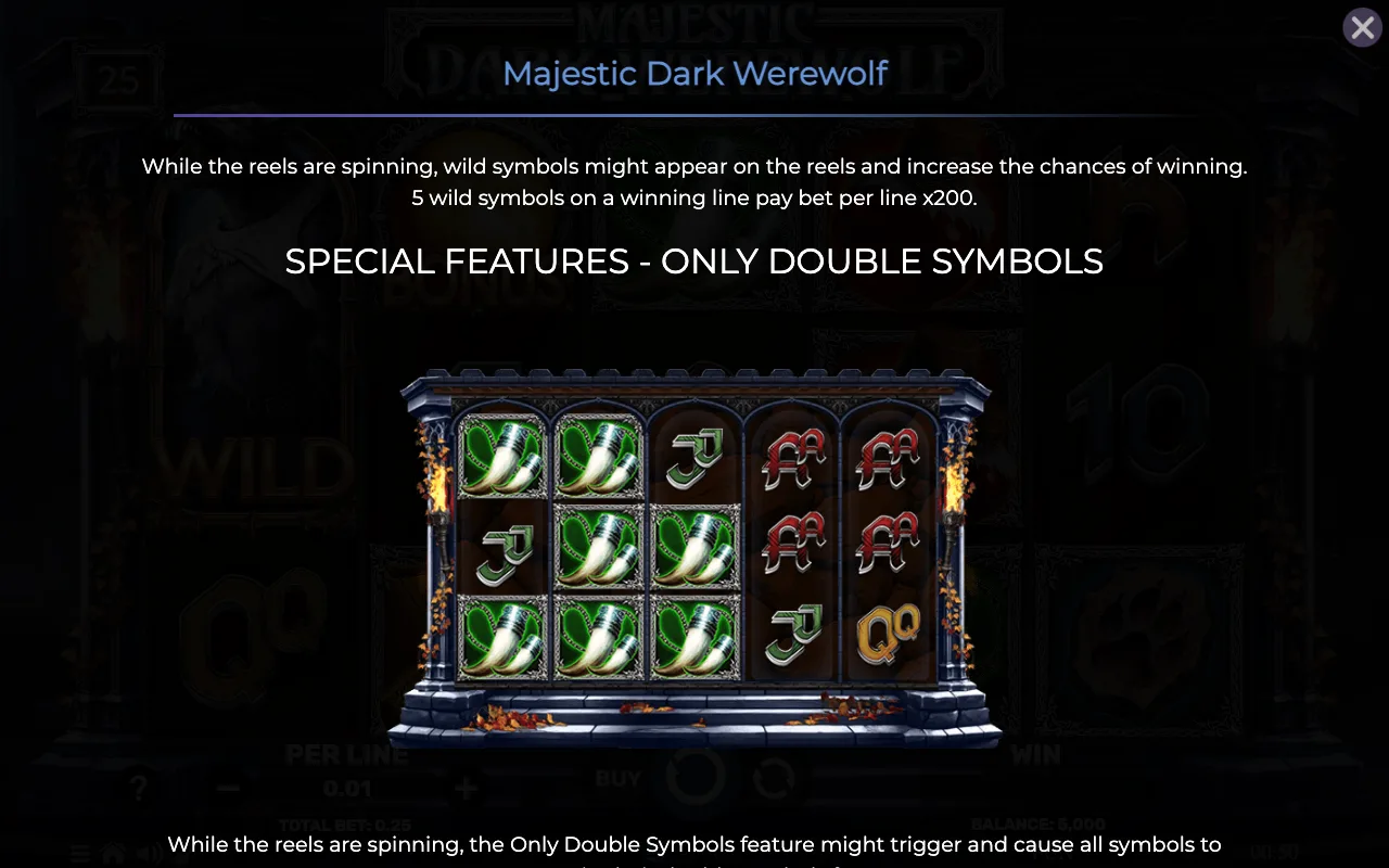 Game rules, page 3 — Majestic Dark Werewolf