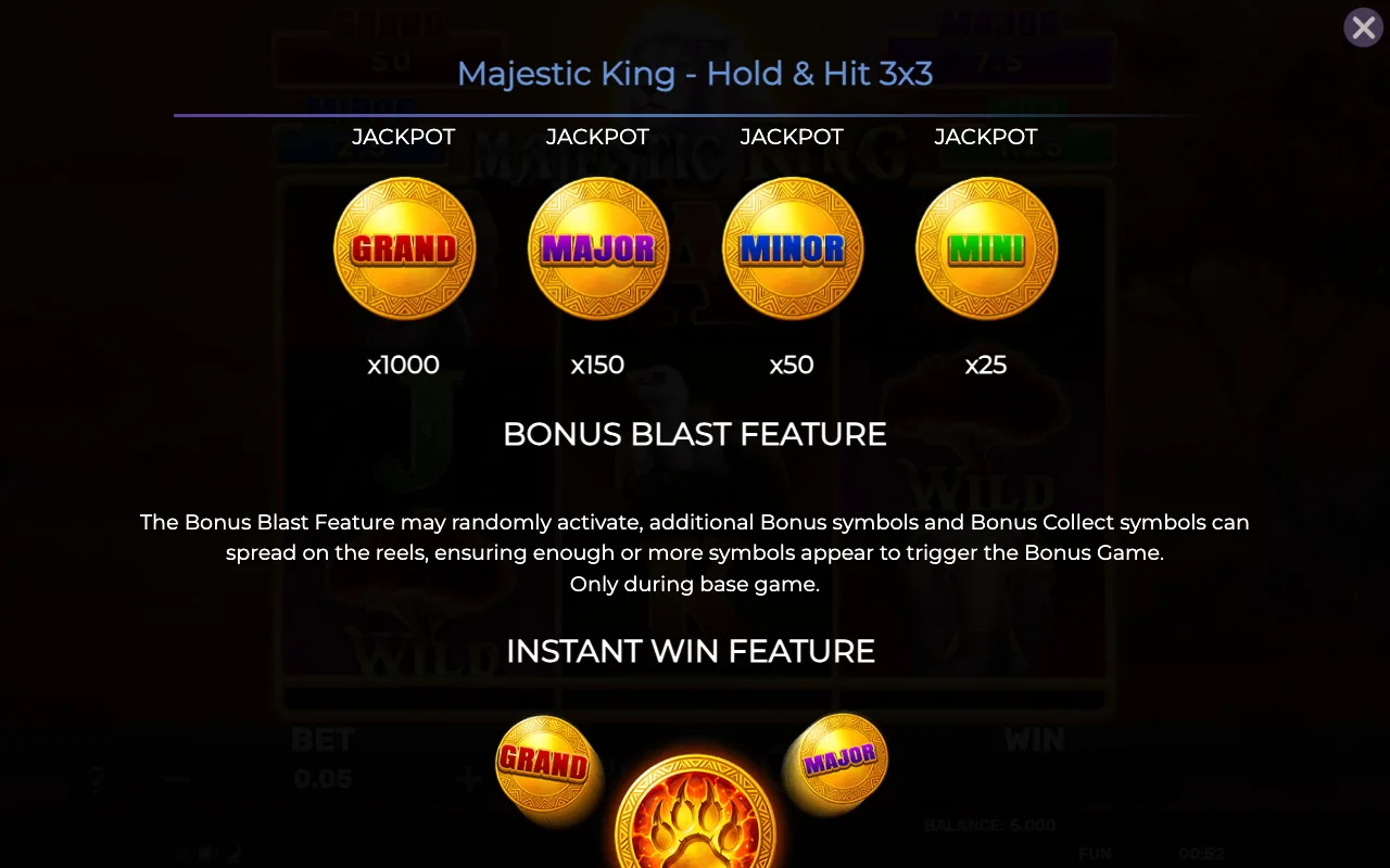 Jackpot jackpot jackpot jackpot — Majestic King Holdhit 3x3