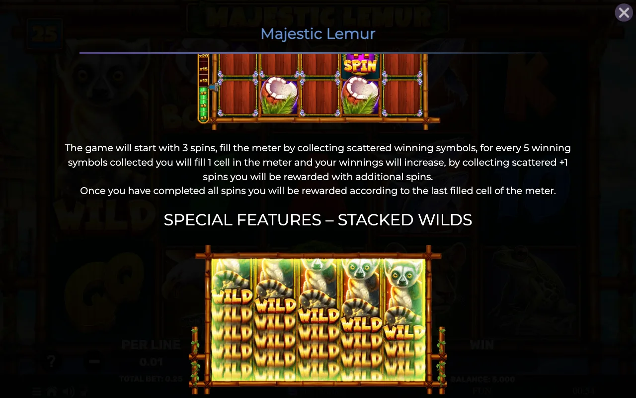 Game rules, page 2 — Majestic Lemur