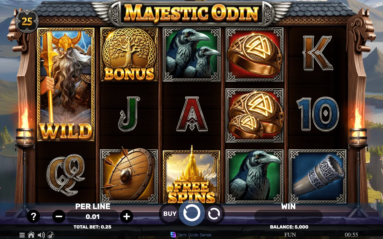 The base game — Majestic Odin