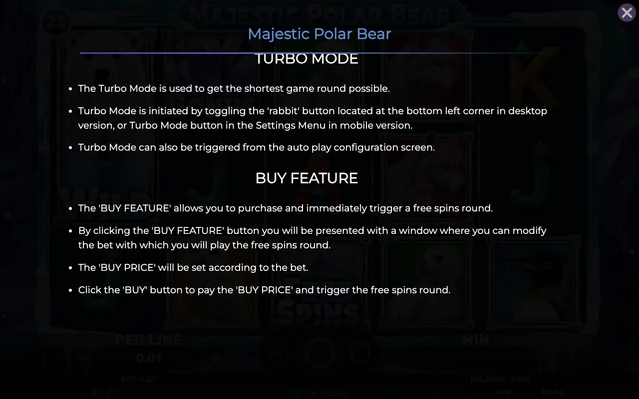 Game rules, page 8 — Majestic Polar Bear