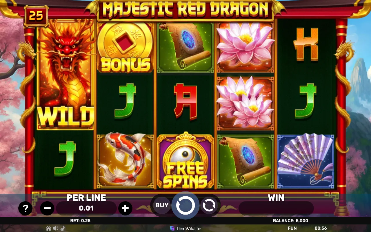 The base game — Majestic Red Dragon