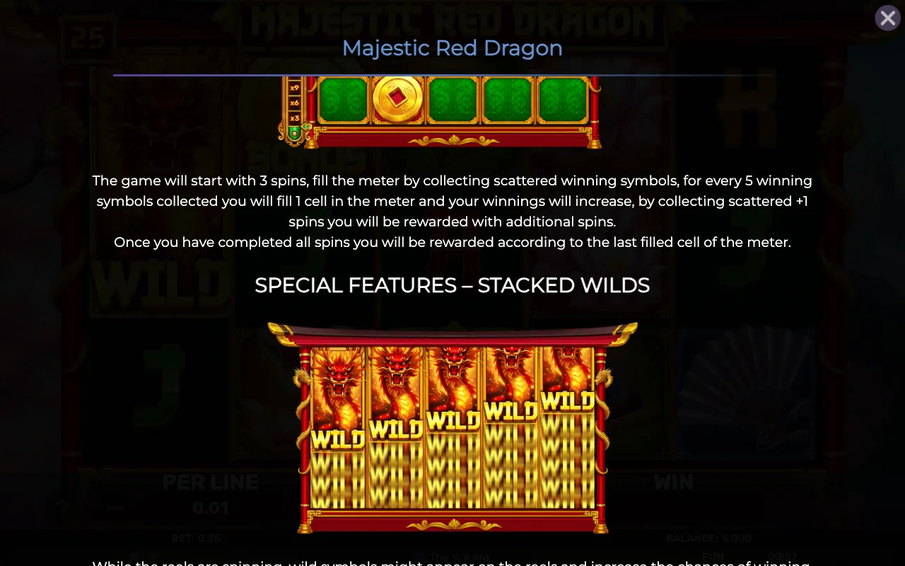 Game rules, page 2 — Majestic Red Dragon