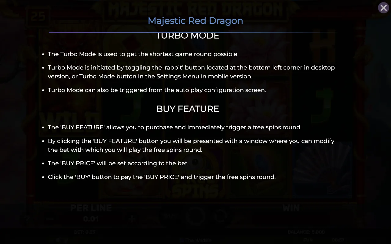 Game rules, page 8 — Majestic Red Dragon