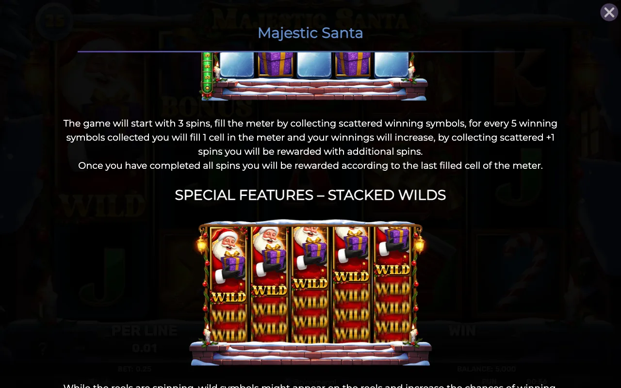 Game rules, page 2 — Majestic Santa