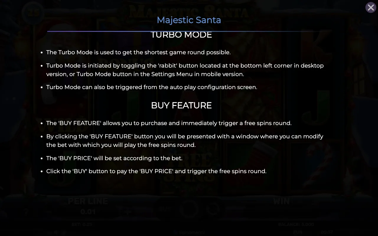 Game rules, page 8 — Majestic Santa