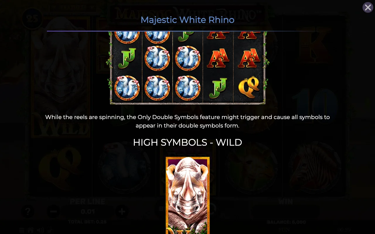 Game rules, page 3 — Majestic White Rhino