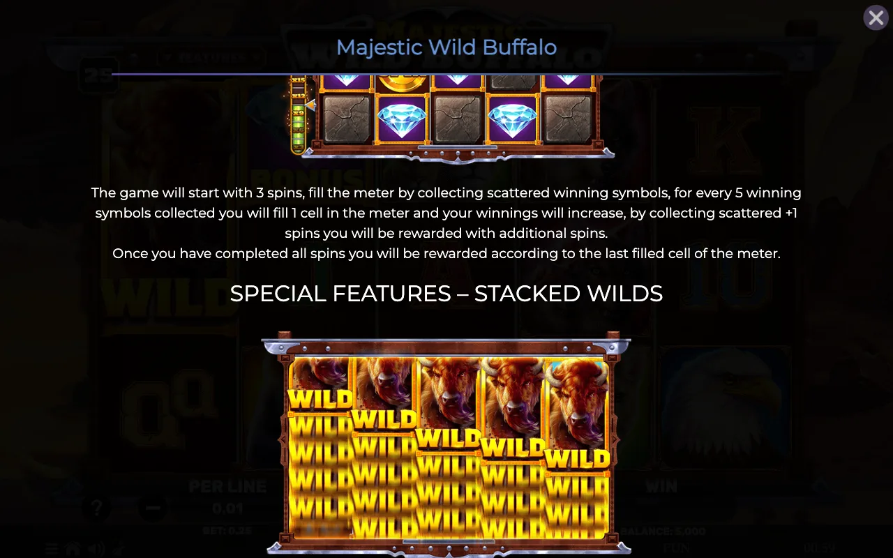 Game rules, page 2 — Majestic Wild Buffalo