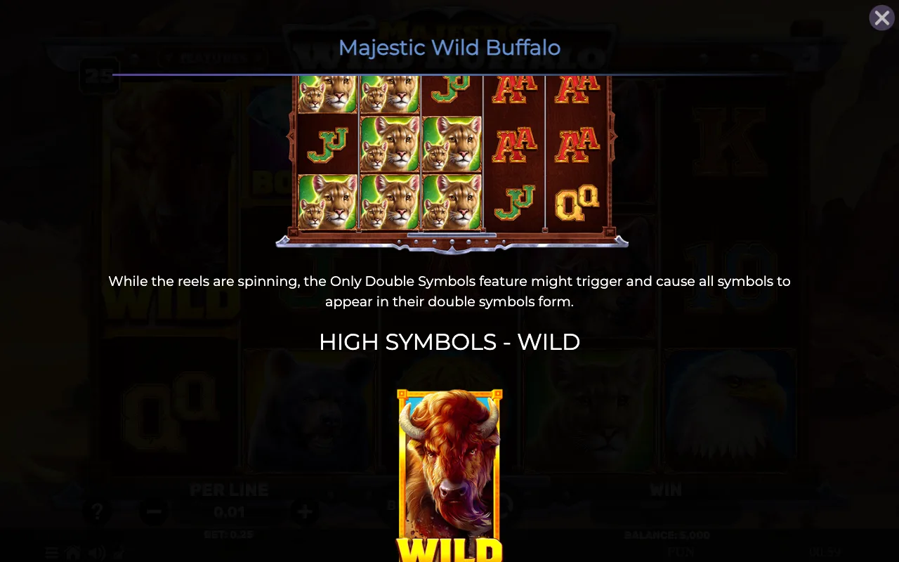 Game rules, page 3 — Majestic Wild Buffalo