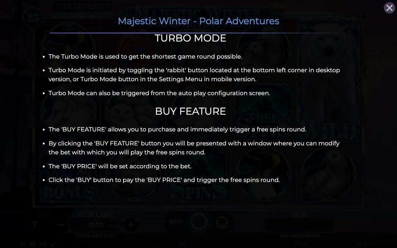 Game rules, page 8 — Majestic Winter Polar Adventures