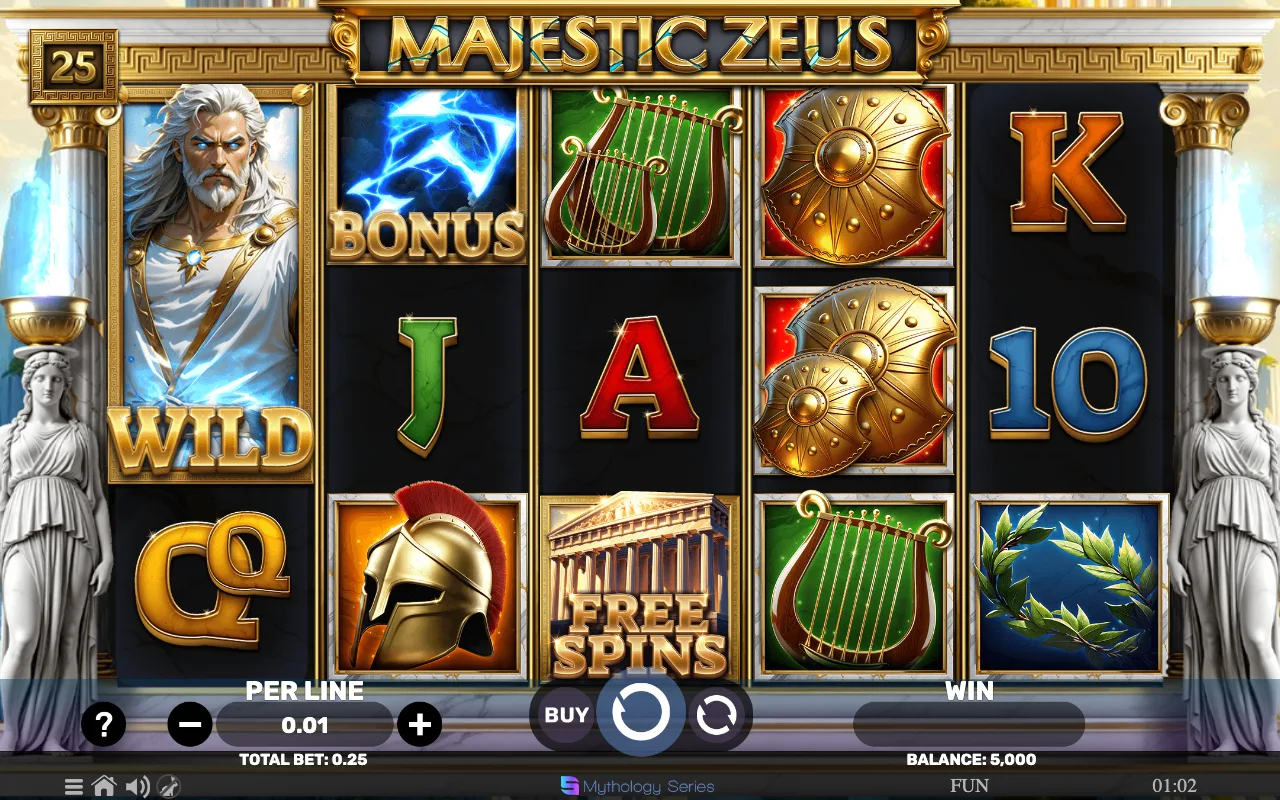 The base game — Majestic Zeus