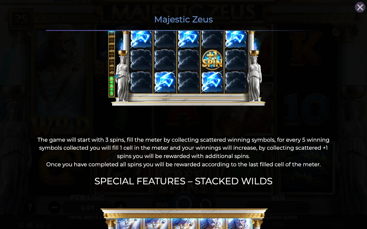 Game rules, page 2 — Majestic Zeus