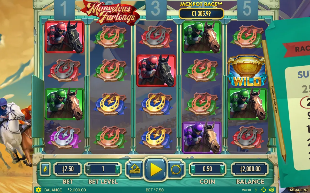 Das Basisspiel — Marvelous Furlongs