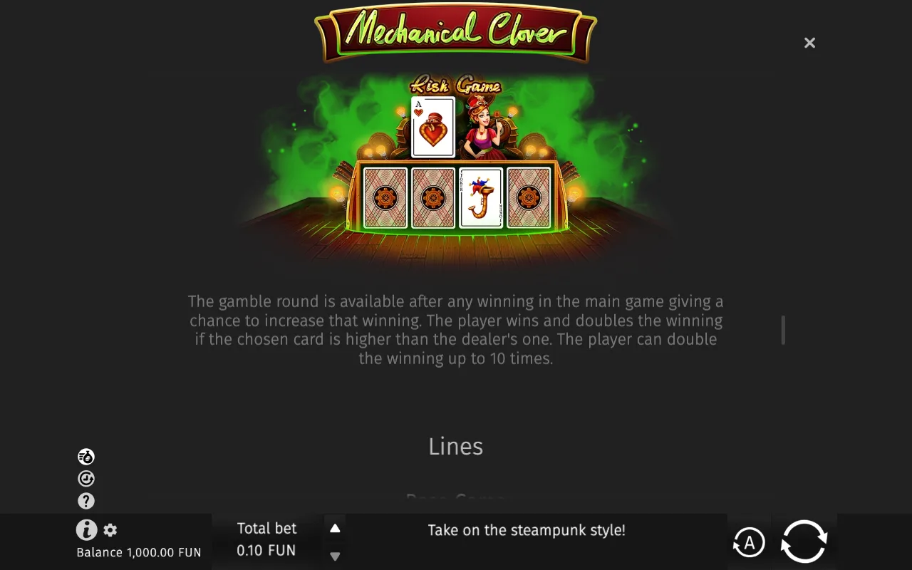 Game rules, page 4 — Mechanical Clover