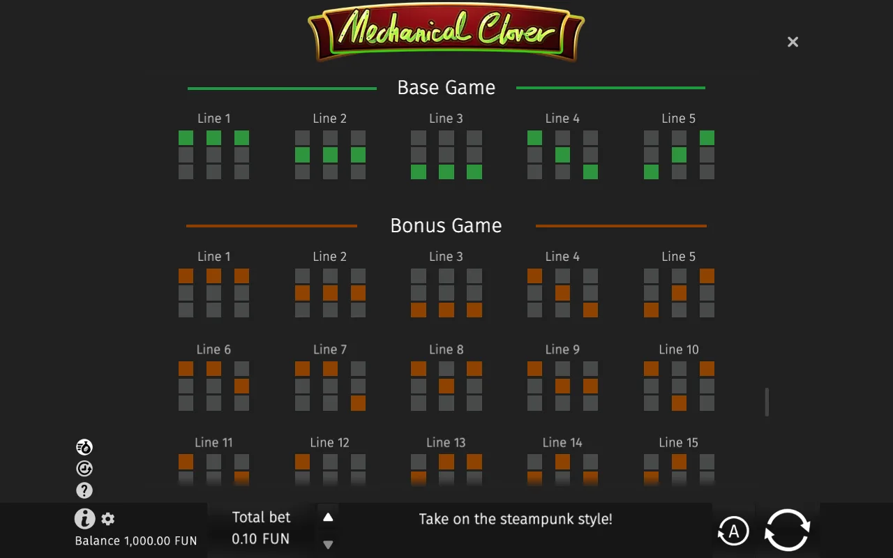Game rules, page 5 — Mechanical Clover
