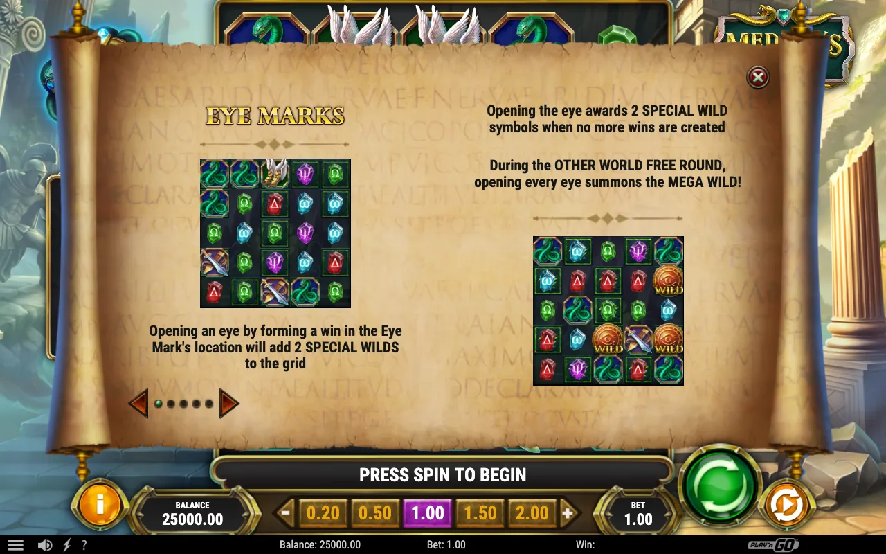 Game rules, page 3 — Medusa's Madness