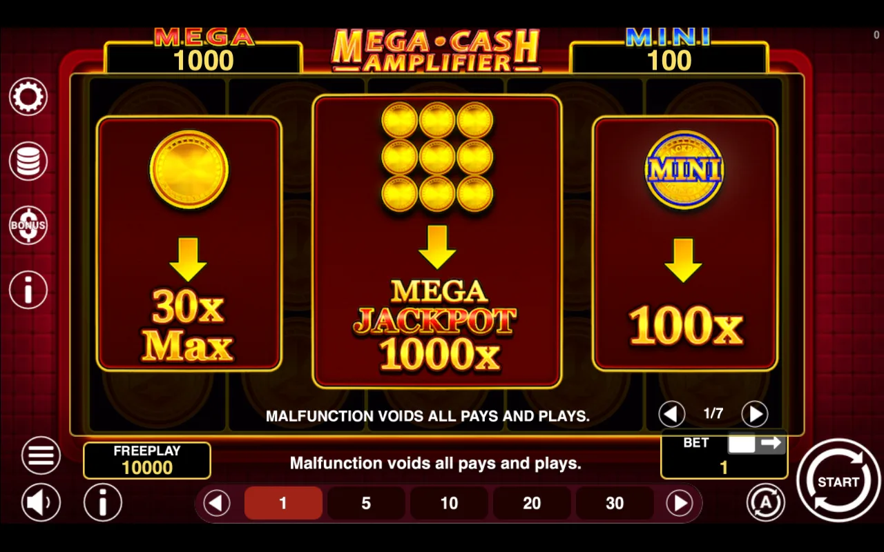 Mini — Mega Cash Amplifier
