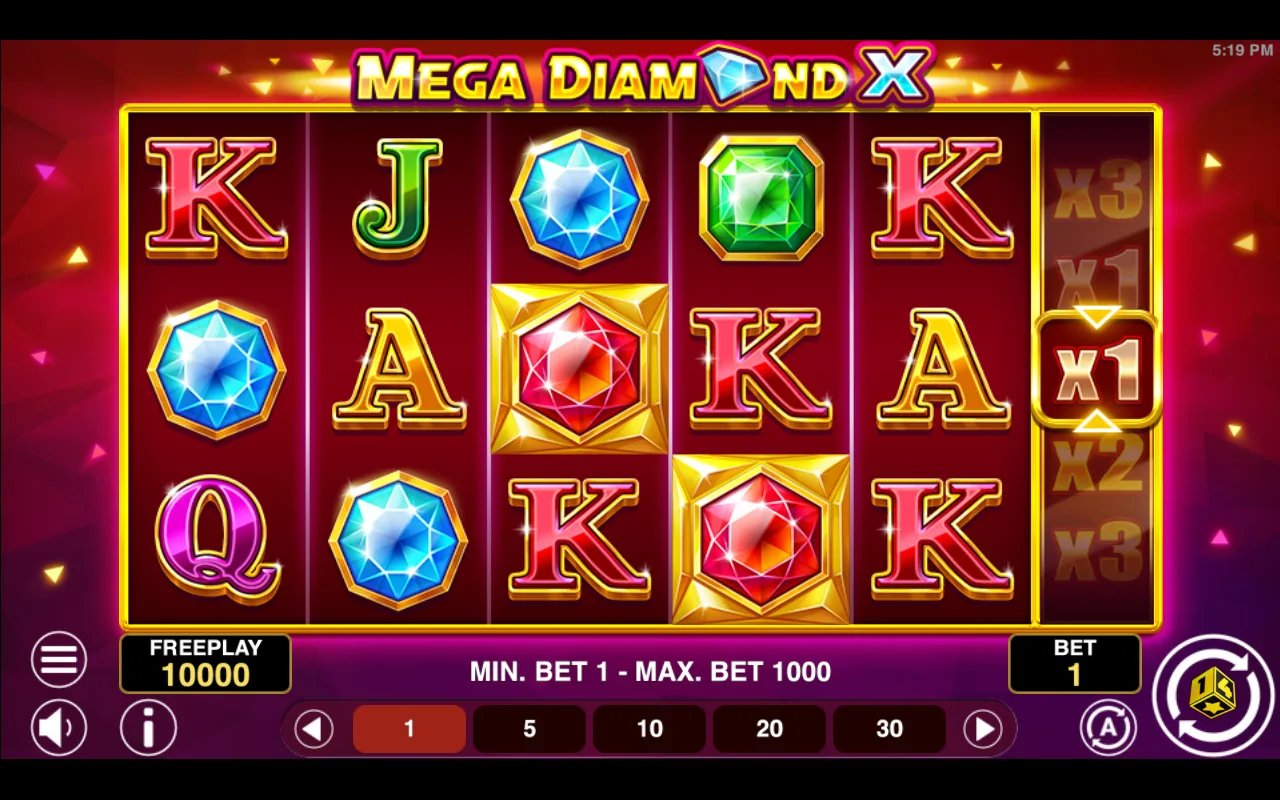 The base game — Mega Diamond x