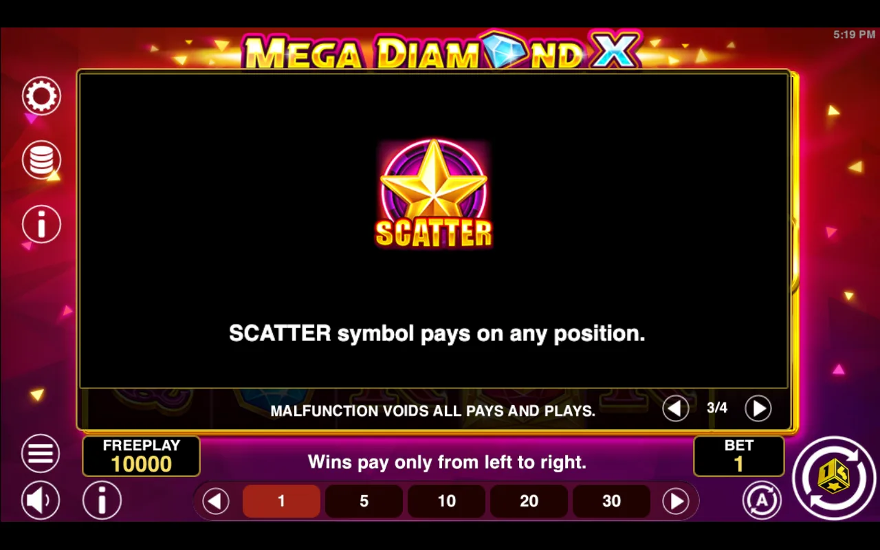 Game rules, page 3 — Mega Diamond x