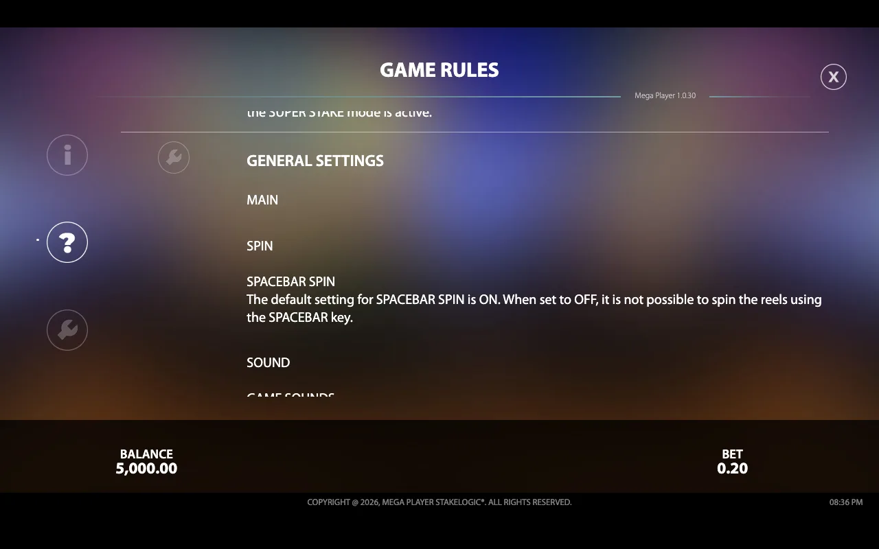 Game rules, page 5 — Mega Player