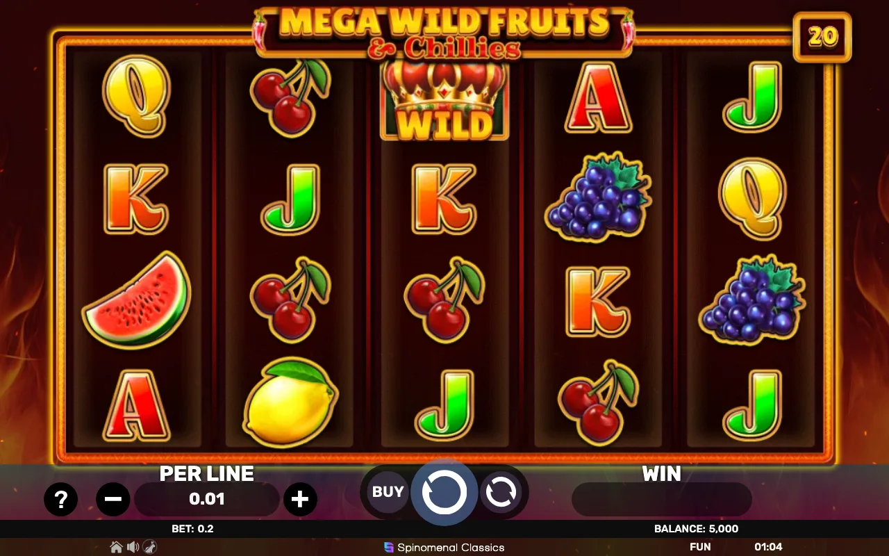 The base game — Mega Wild Fruits Chillies