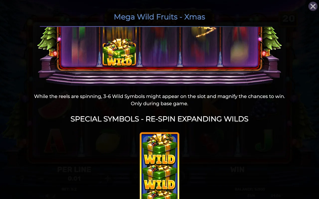 Game rules, page 3 — Mega Wild Fruits Xmas