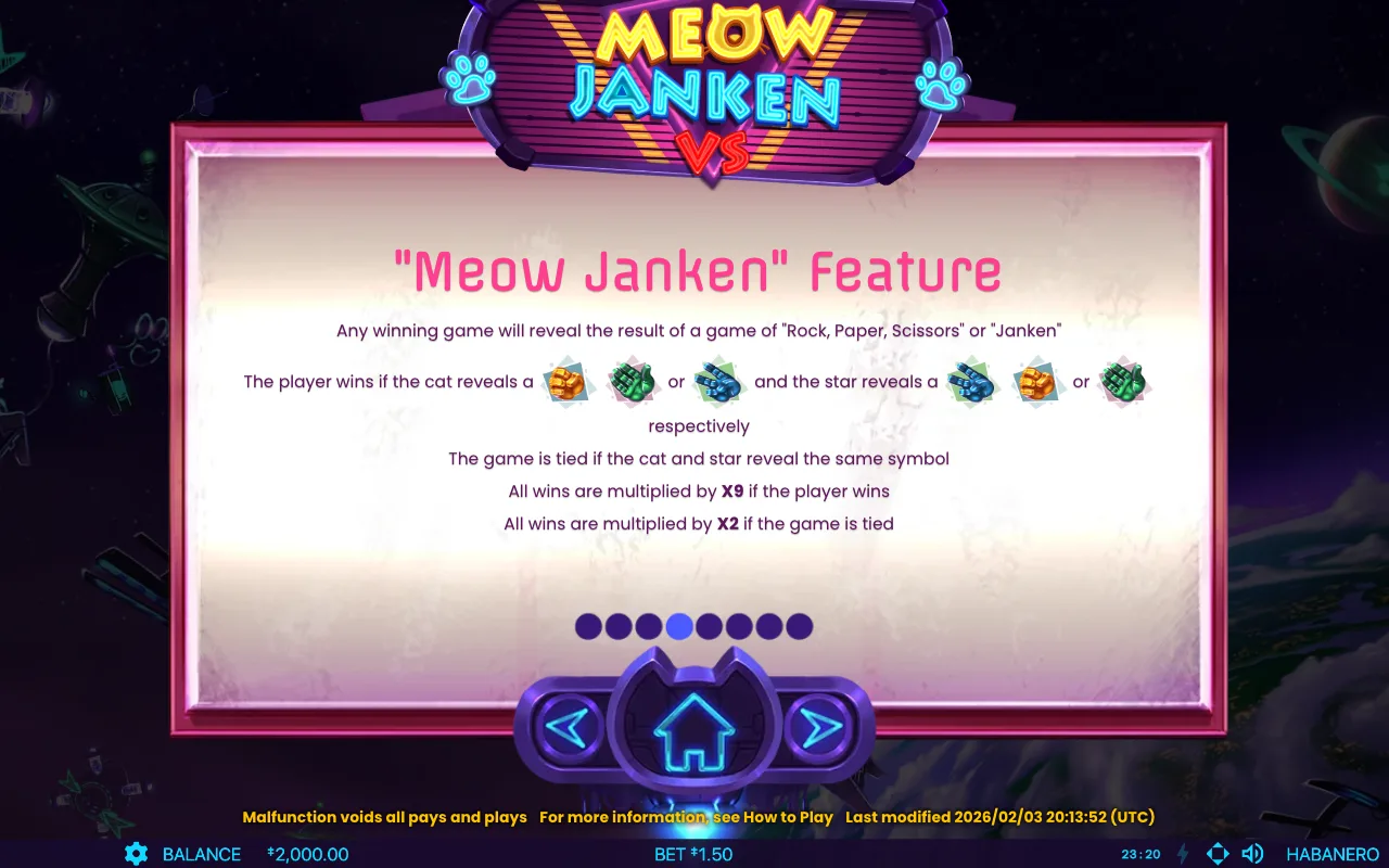 Game rules, page 6 — Meow Janken