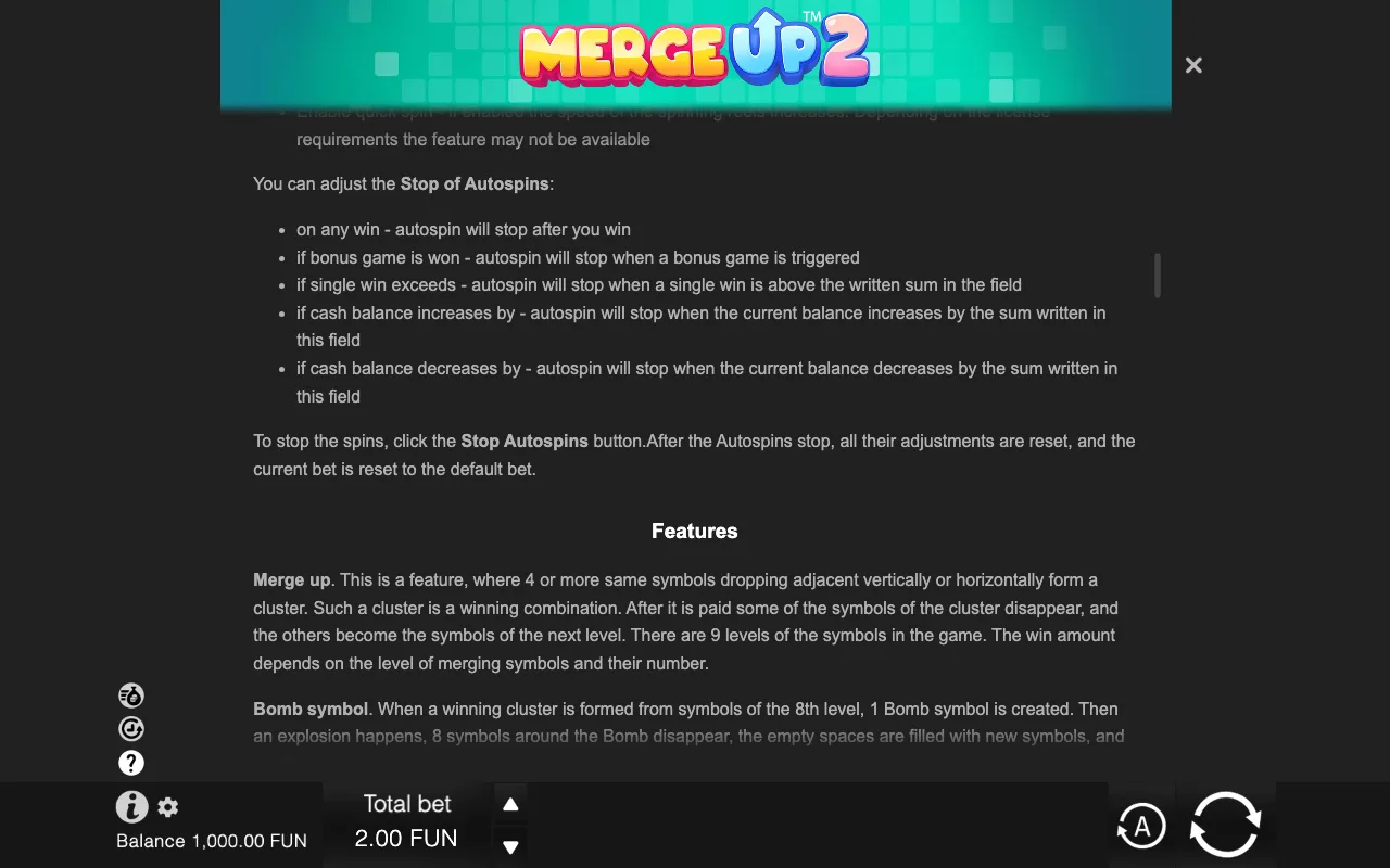 Game rules, page 7 — Merge Up